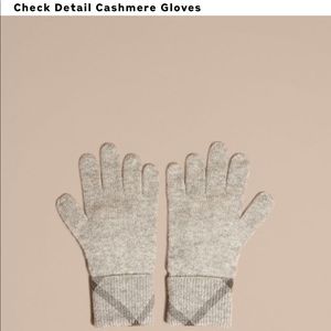 Burberry kids cashmere gloves